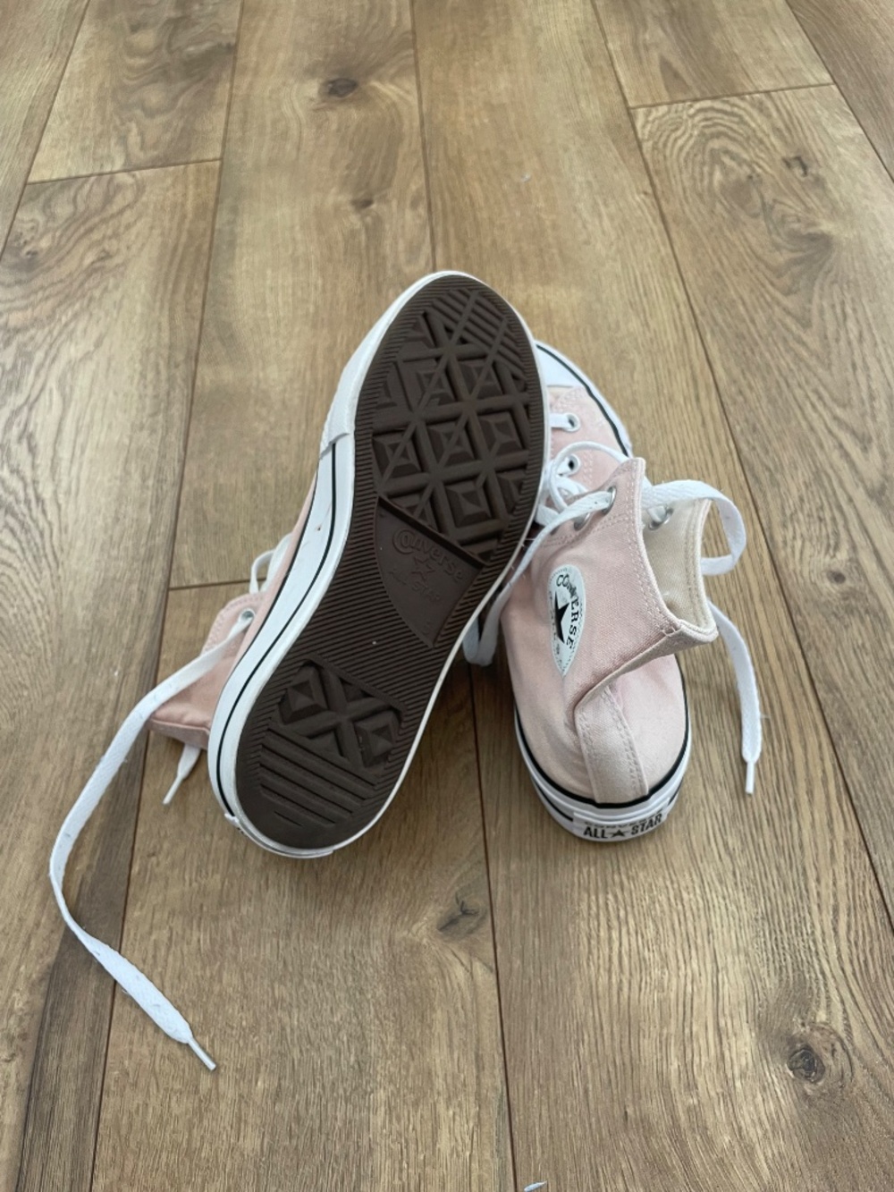 Hightop Platform Converse in Light Pink Size 7 - Picture 7 of 7